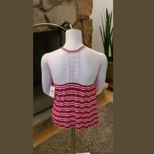 Tucker Tate Tank Top. Youth XL. Crochet back.